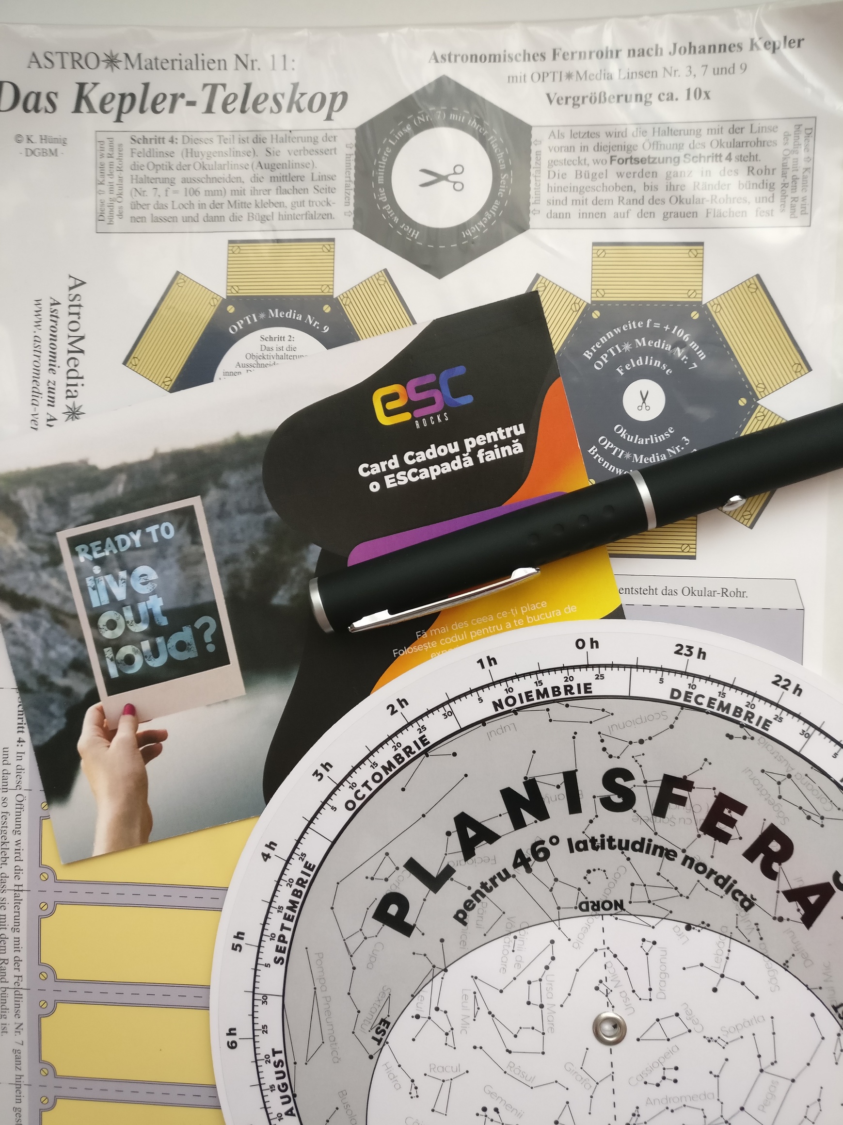 set cadou astronomie